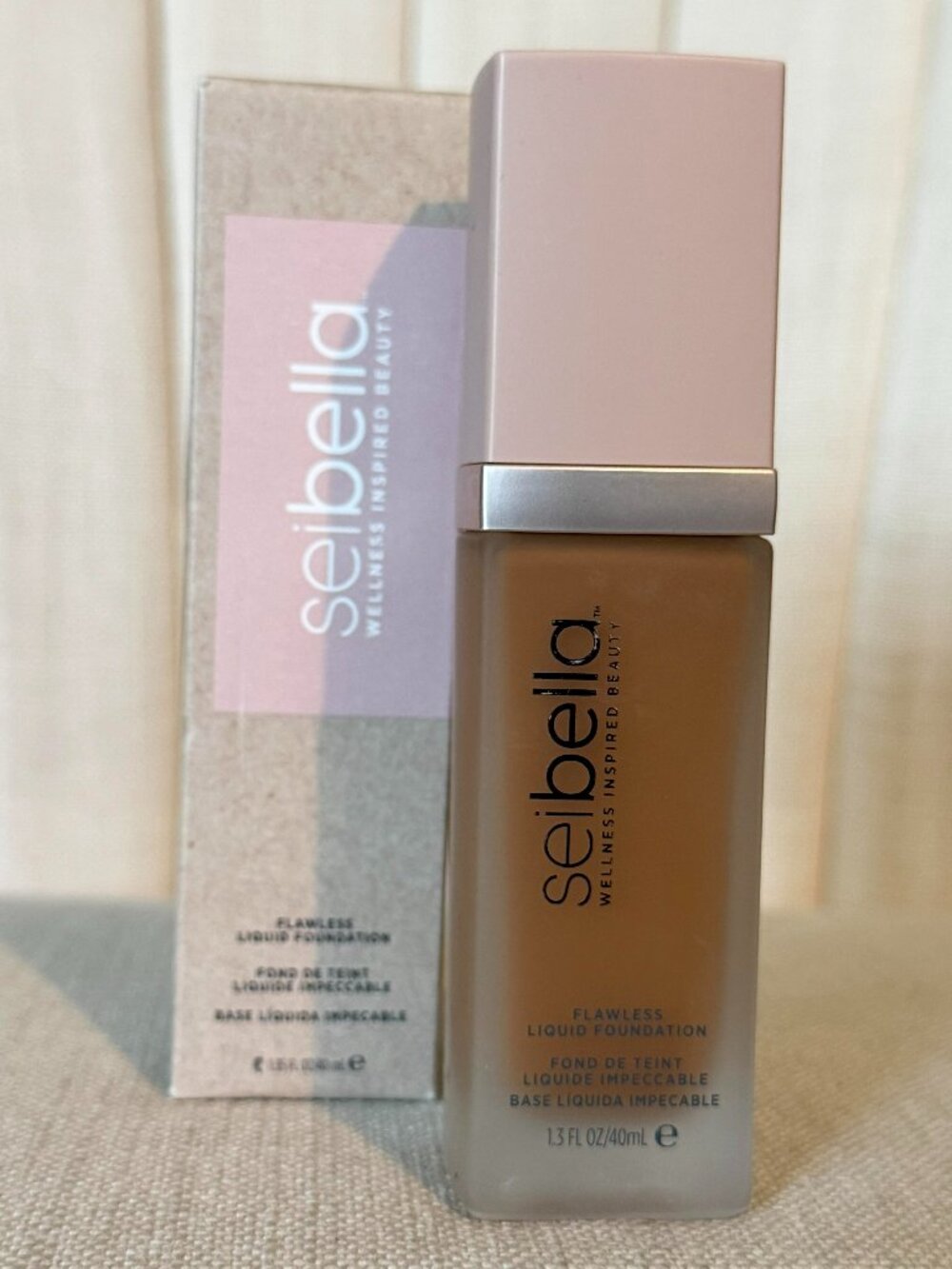 560 N sei bella FLAWLESS LIQUID FOUNDATION 1.35 fl oz Melaleuca beauty seibella